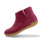 glerups Boot with natural rubber sole - honey Boot with rubber sole Cranberry