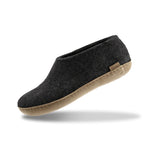 glerups Shoe with leather sole Shoe with leather sole Charcoal