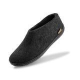 glerups Shoe with natural rubber sole - black Shoe with rubber sole Charcoal