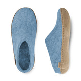 glerups Slip-on with leather sole Slip-on with leather sole 17 Sky