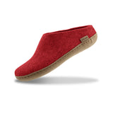 glerups Slip-on with leather sole Slip-on with leather sole Red