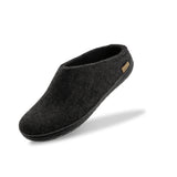 glerups Slip-on with natural rubber sole - black Slip-on with rubber sole Charcoal