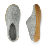 glerups Slip-on with natural rubber sole - honey Slip-on with rubber sole Grey