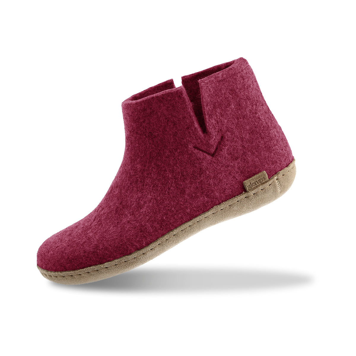glerups Boot with leather sole Boot with leather sole Cranberry