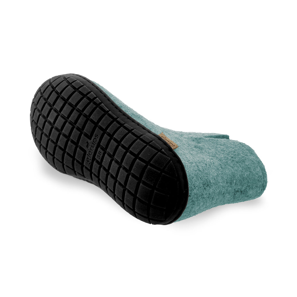 glerups Boot with natural rubber sole - black Boot with rubber sole 11 North Sea