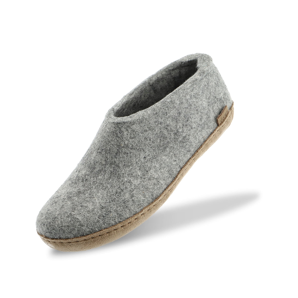 glerups Shoe with leather sole Shoe with leather sole Grey