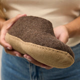 glerups Shoe with leather sole Shoe with leather sole 04 Chestnut