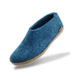 glerups Shoe with leather sole Shoe with leather sole Petrol