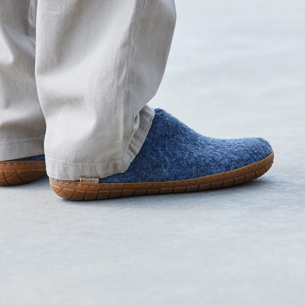 glerups Shoe with natural rubber sole - honey Shoe with rubber sole Denim