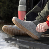 glerups Shoe with natural rubber sole - honey Shoe with rubber sole Grey