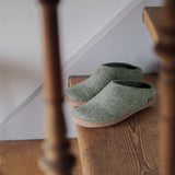 glerups Slip-on with leather sole Slip-on with leather sole 14 Moss