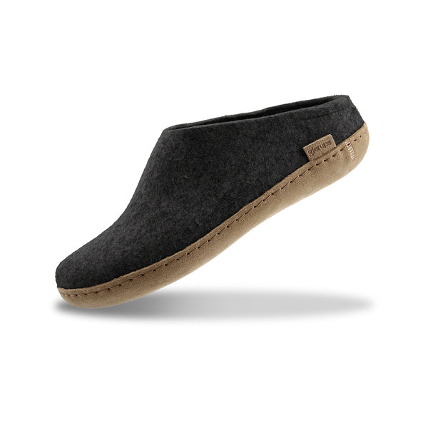 glerups Slip-on with leather sole Slip-on with leather sole Charcoal