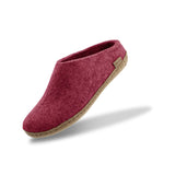 glerups Slip-on with leather sole Slip-on with leather sole Cranberry