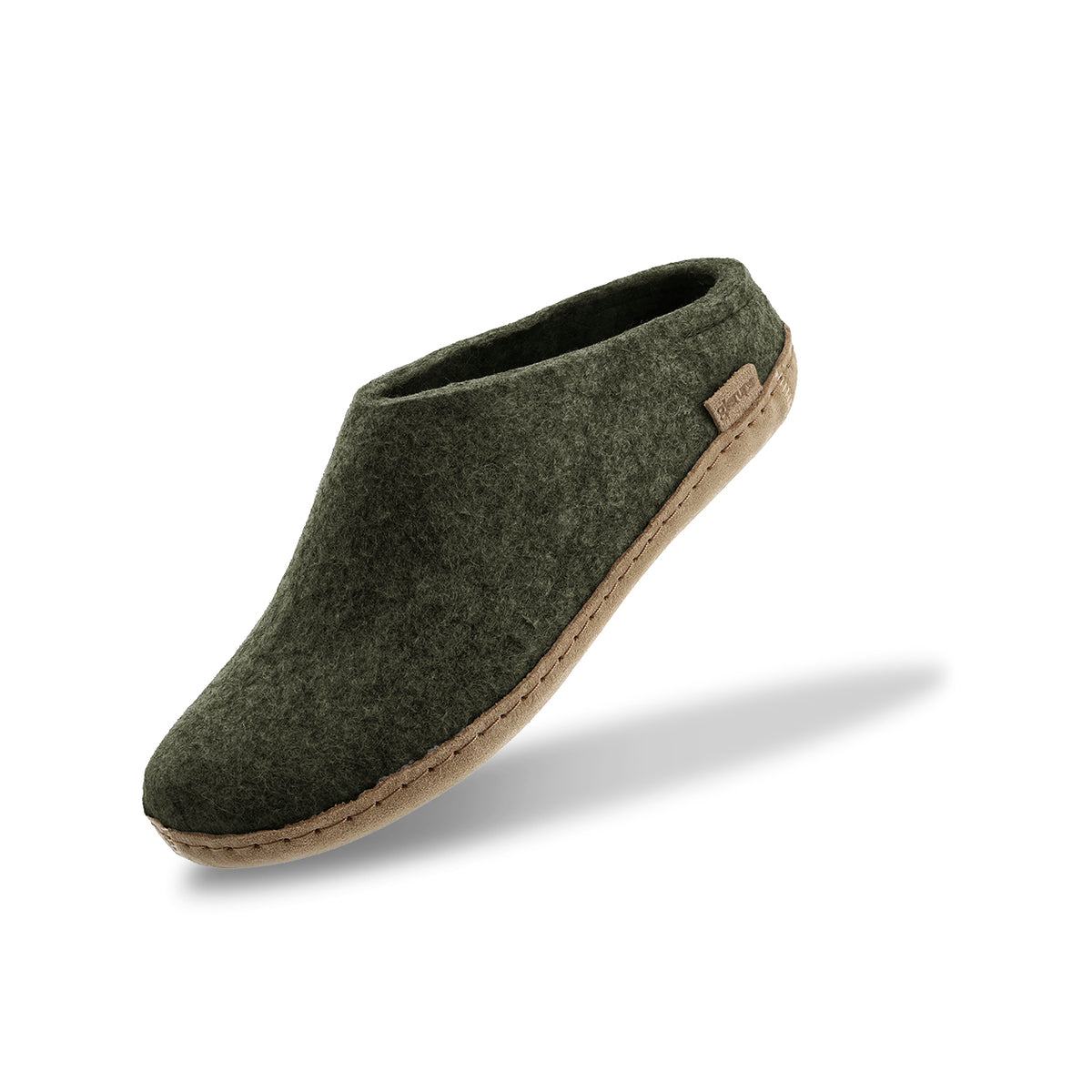 glerups Slip-on with leather sole Slip-on with leather sole Forest