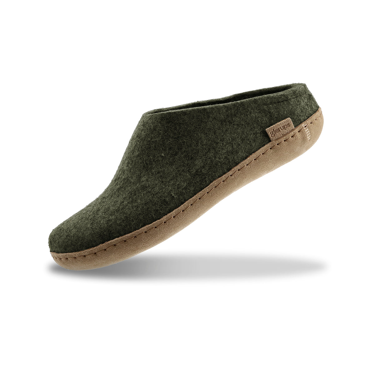 glerups Slip-on with leather sole Slip-on with leather sole Forest
