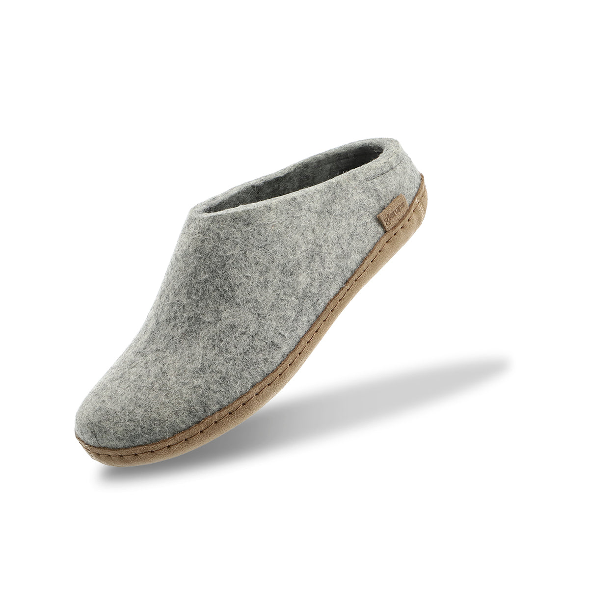 glerups Slip-on with leather sole Slip-on with leather sole Grey