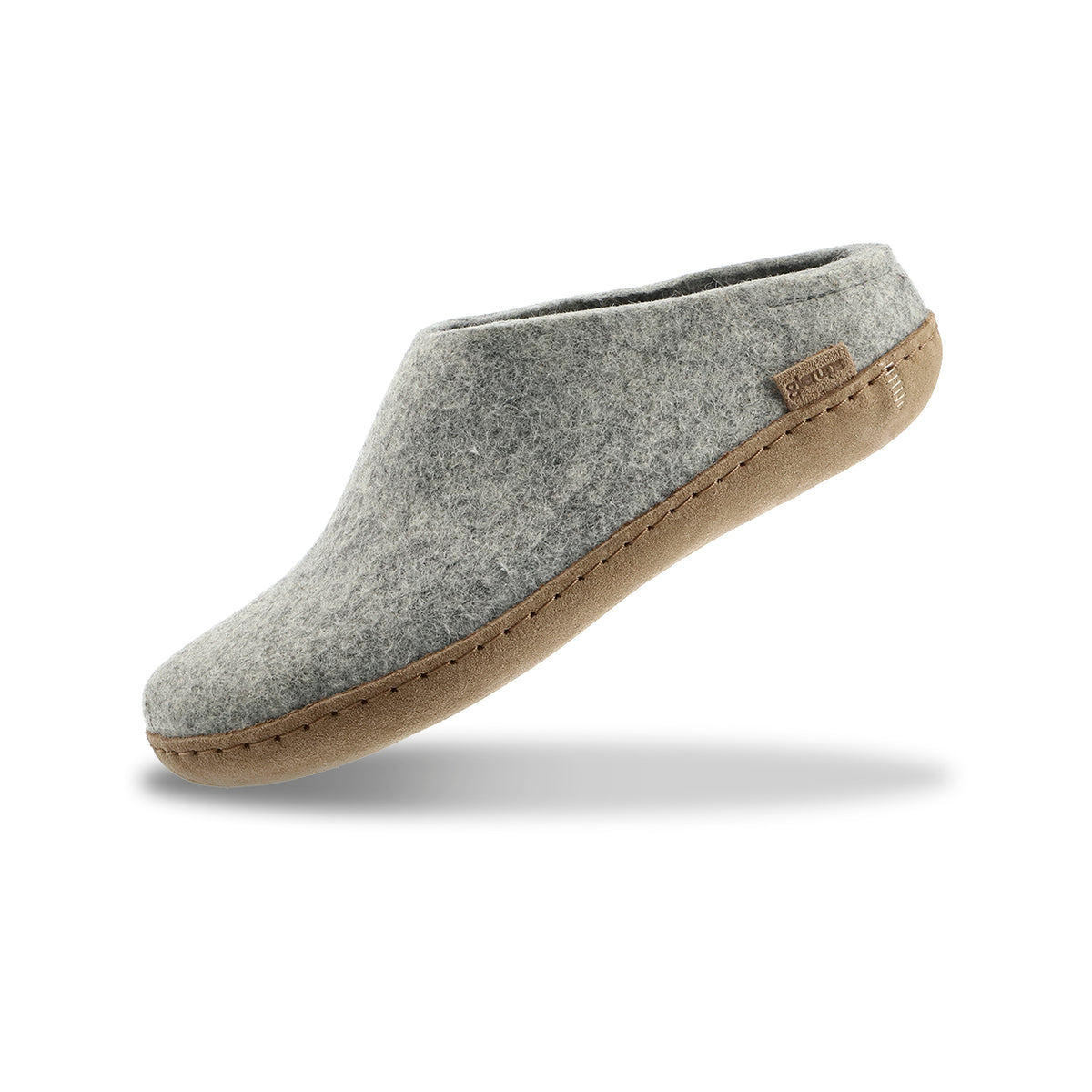 glerups Slip-on with leather sole Slip-on with leather sole Grey