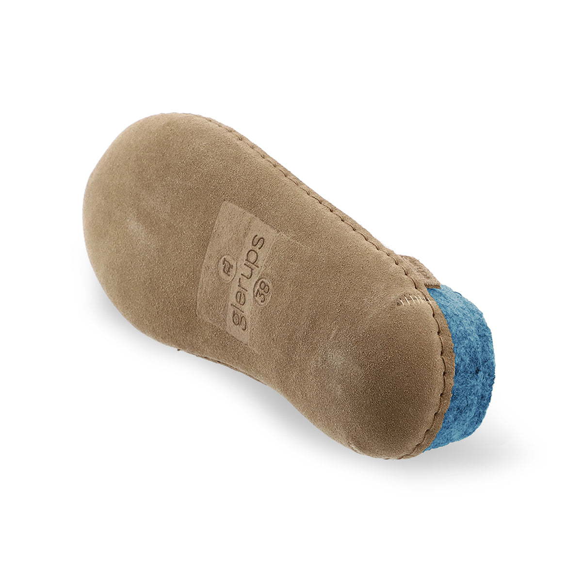 glerups Slip-on with leather sole Slip-on with leather sole Petrol