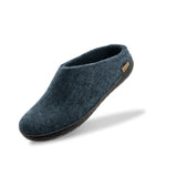 glerups Slip-on with natural rubber sole - black Slip-on with rubber sole Denim