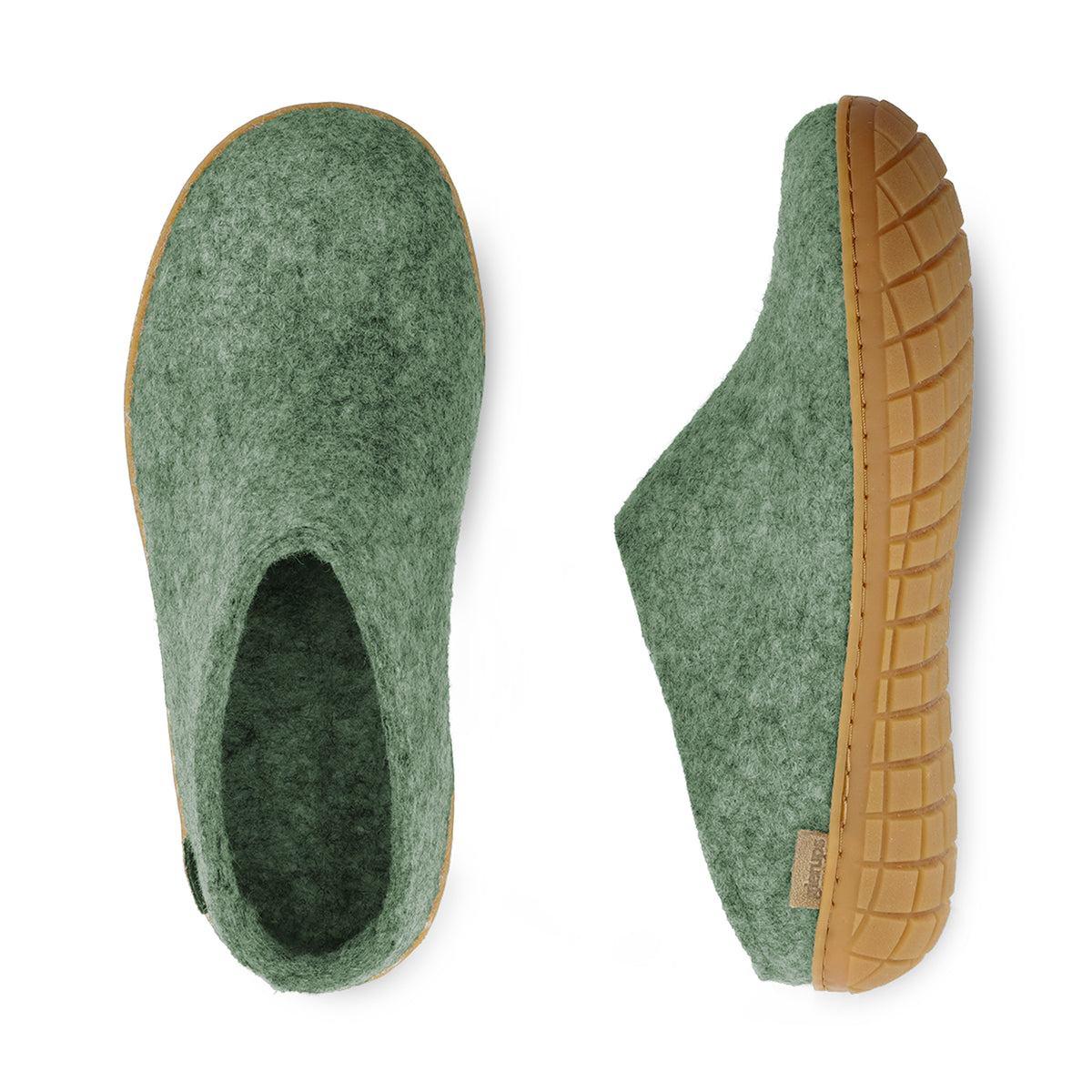 glerups Slip-on with natural rubber sole - honey Slip-on with rubber sole 14 Moss
